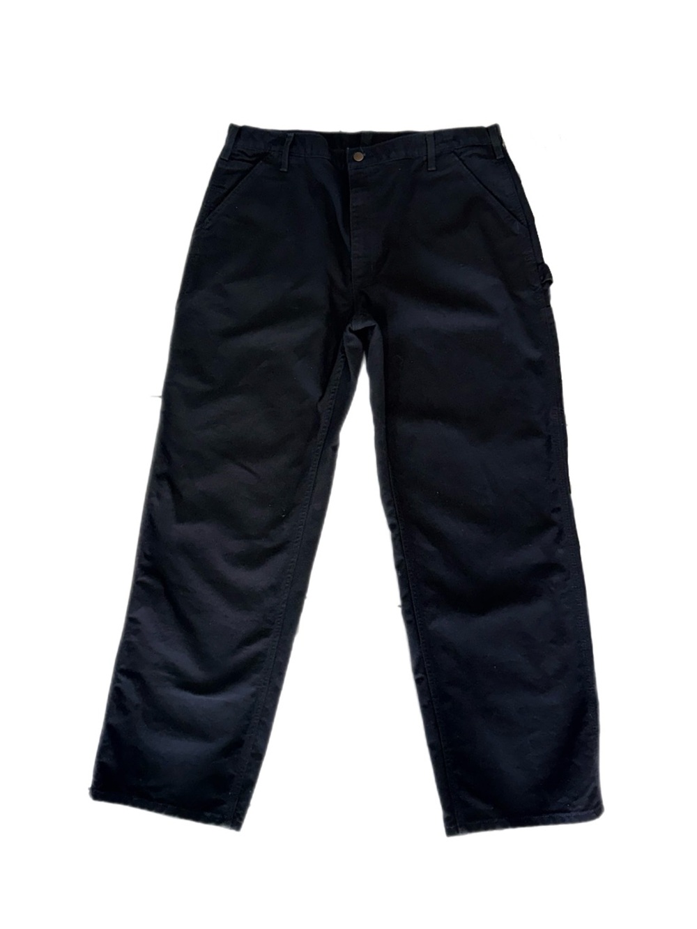Carhartt B11 Black Loose Fit Washed Duck Work Pants